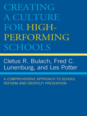 cover image of Creating a Culture for High-Performing Schools